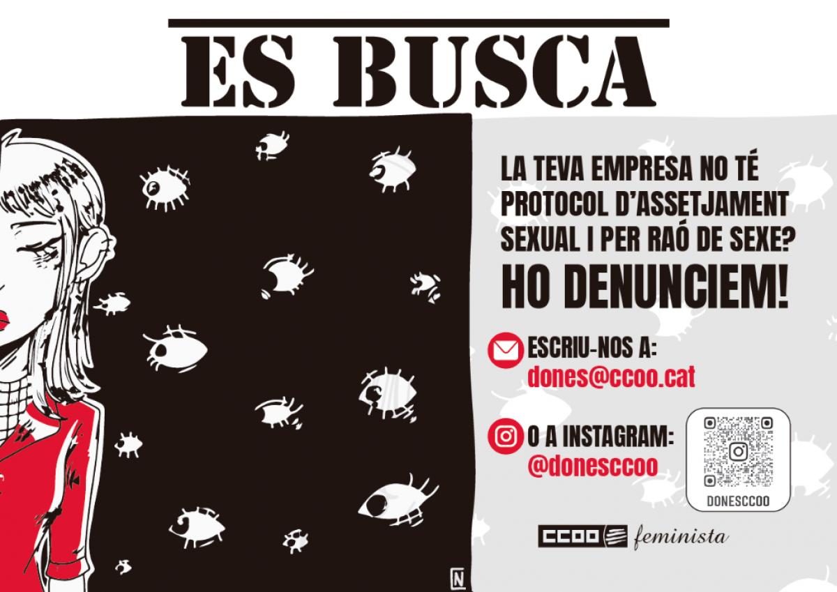 'Es Busca', campaa de CCOO de Catalunya