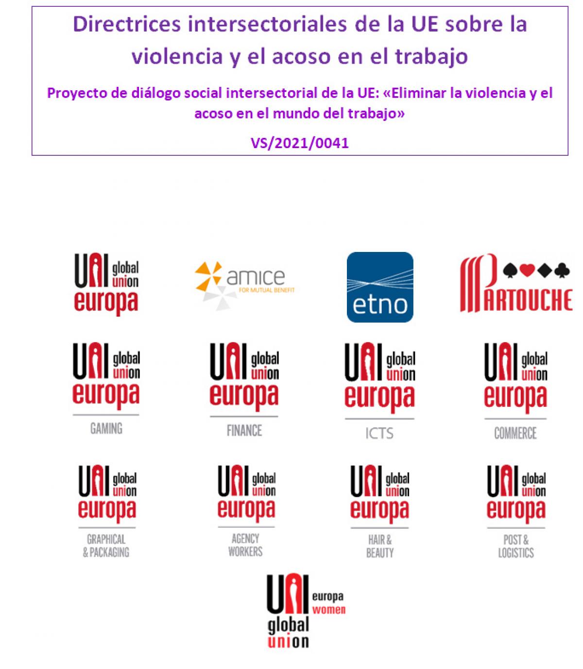 Directrices intersectoriales de la UE sobre la violencia y el acoso en el trabajo