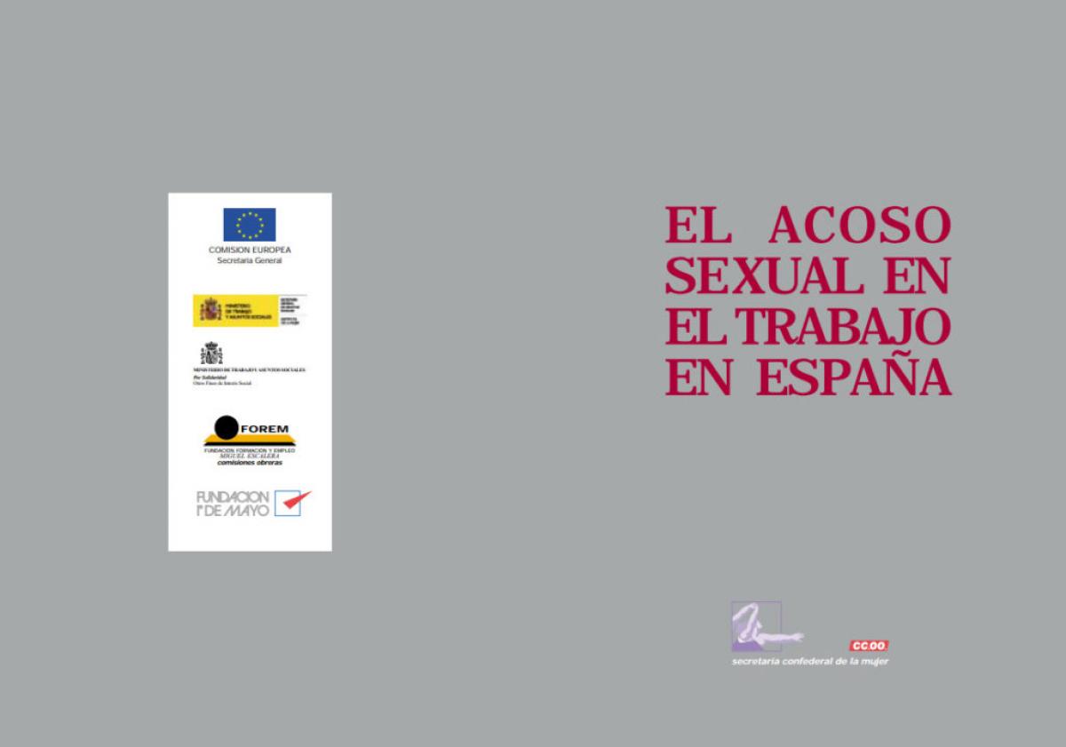El acoso sexual en el trabajo en España