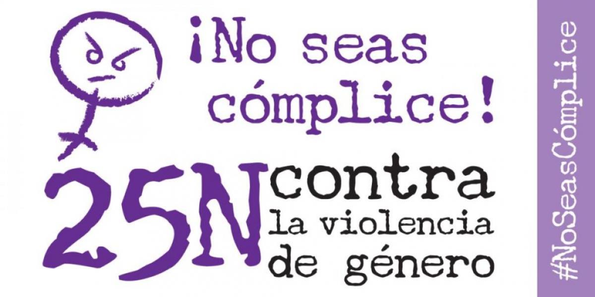 Imagen de campaña #NoSeasCómplice