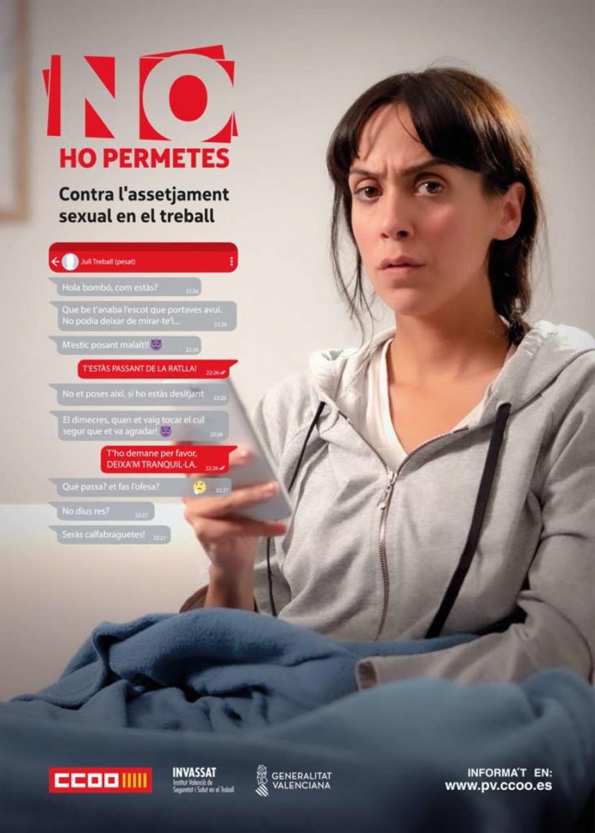 Imagen de campaña 'No ho permetes', de Pais Valencia.