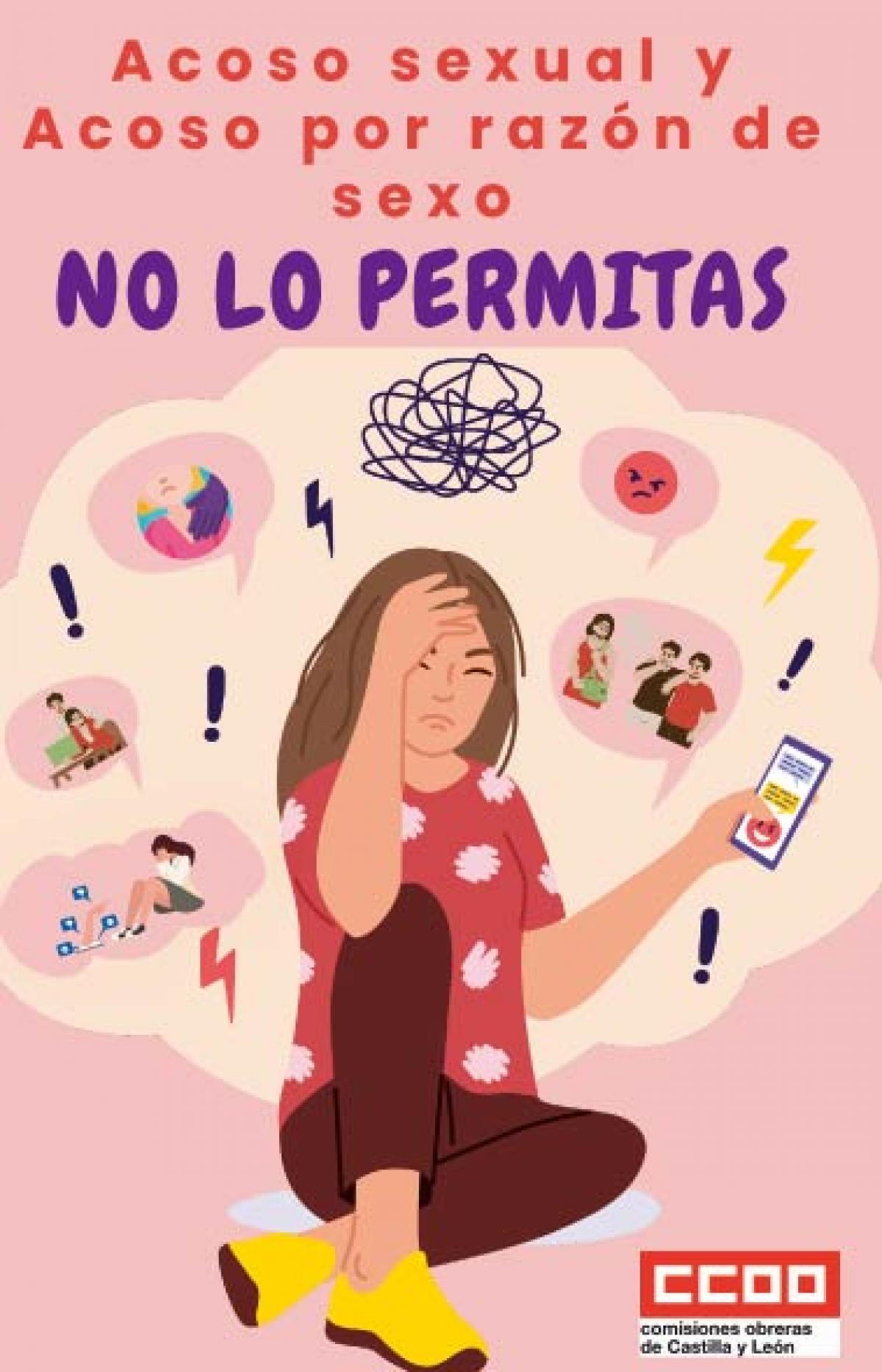 Cartel de la campaa 'No lo permitas', de CCOO de Castilla y Len.